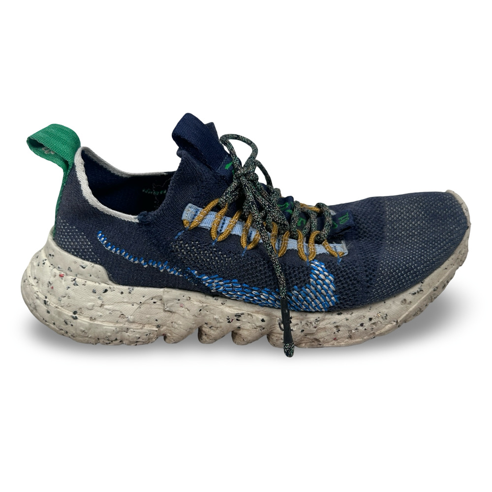 Nike Space Hippie 01 Sneaker Men's‎ 9 Obsidian-Signal Blue Lace Shoes DJ3056-400